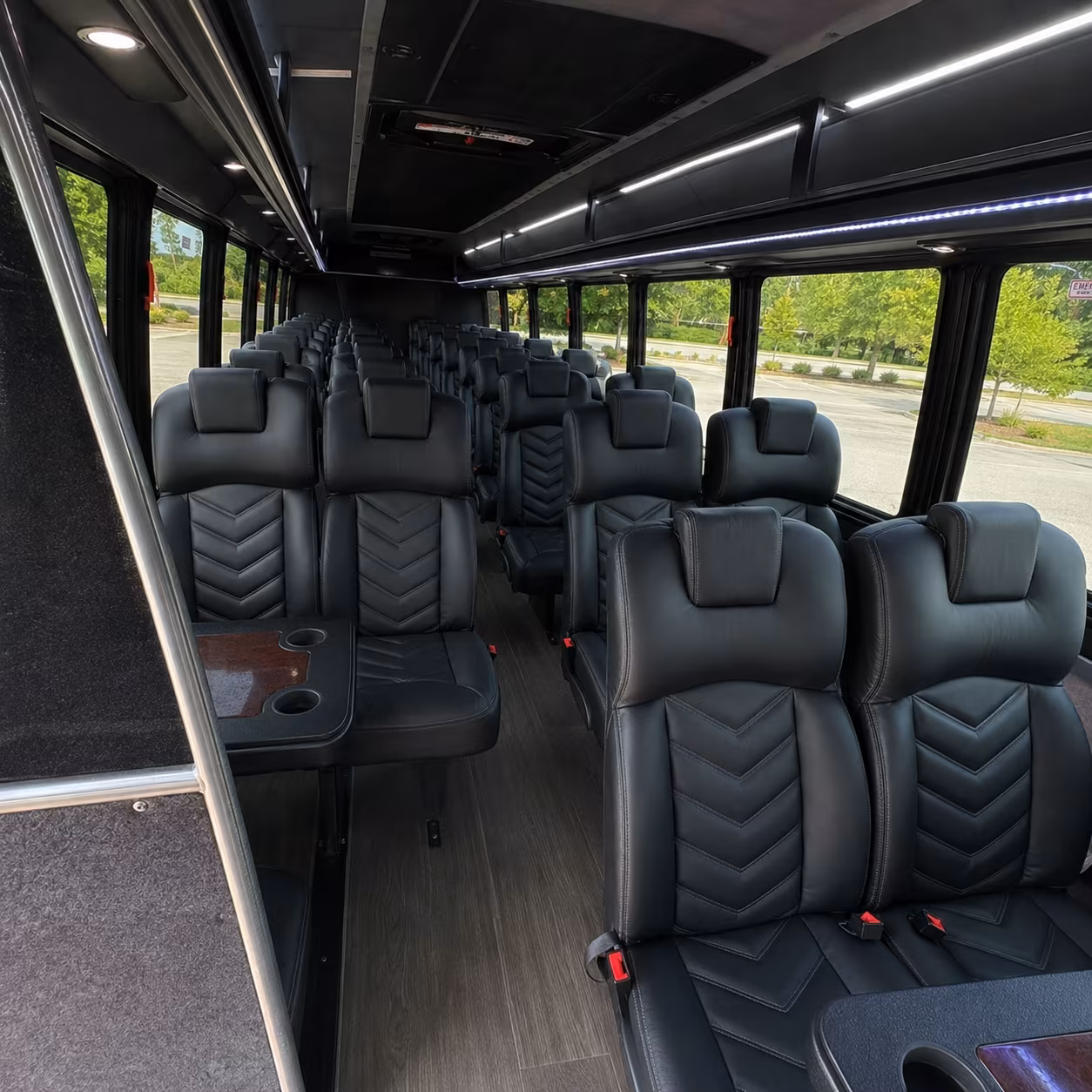 st peters corporate event transportation onboard seating